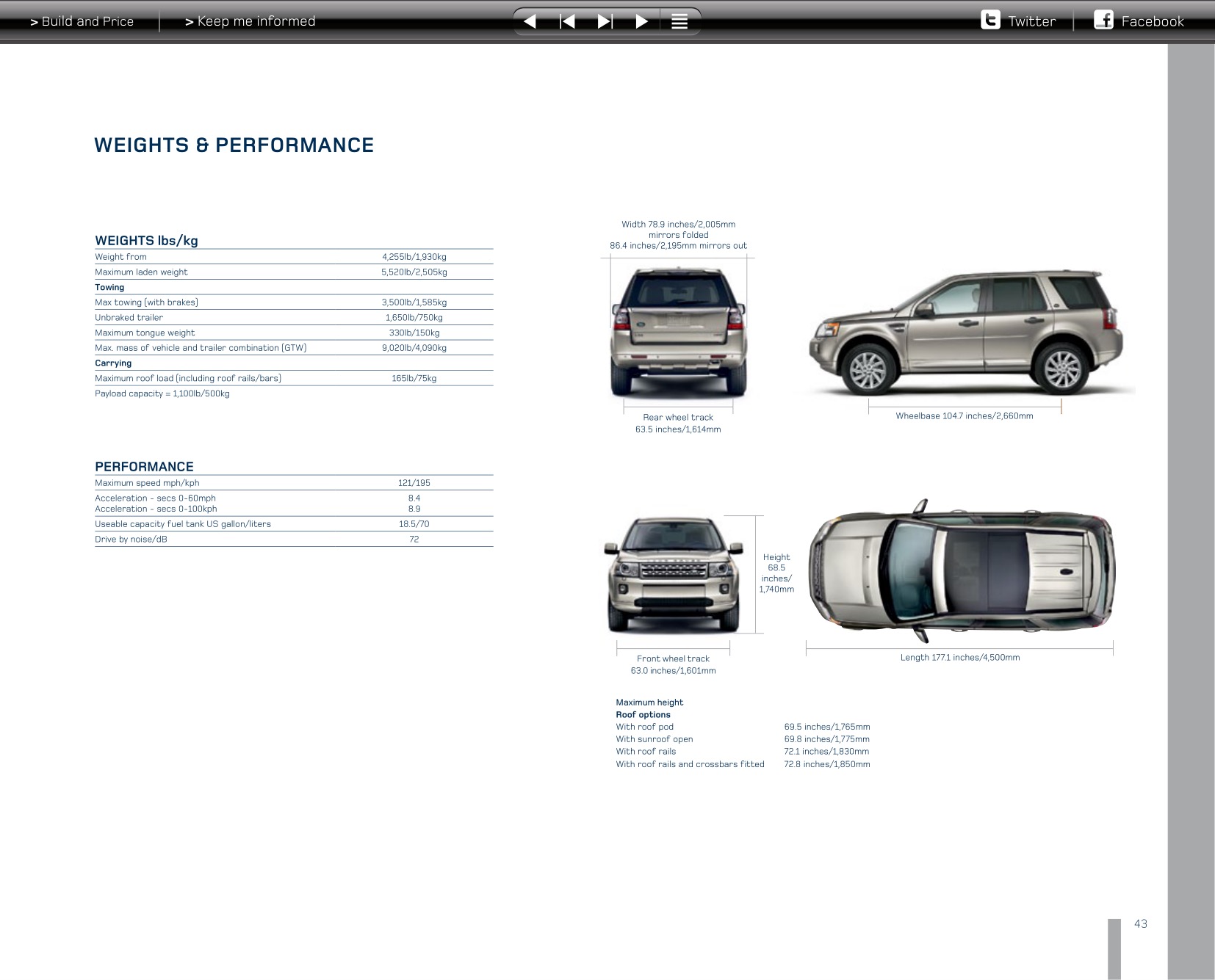2012 Land Rover LR2 Brochure Page 56
